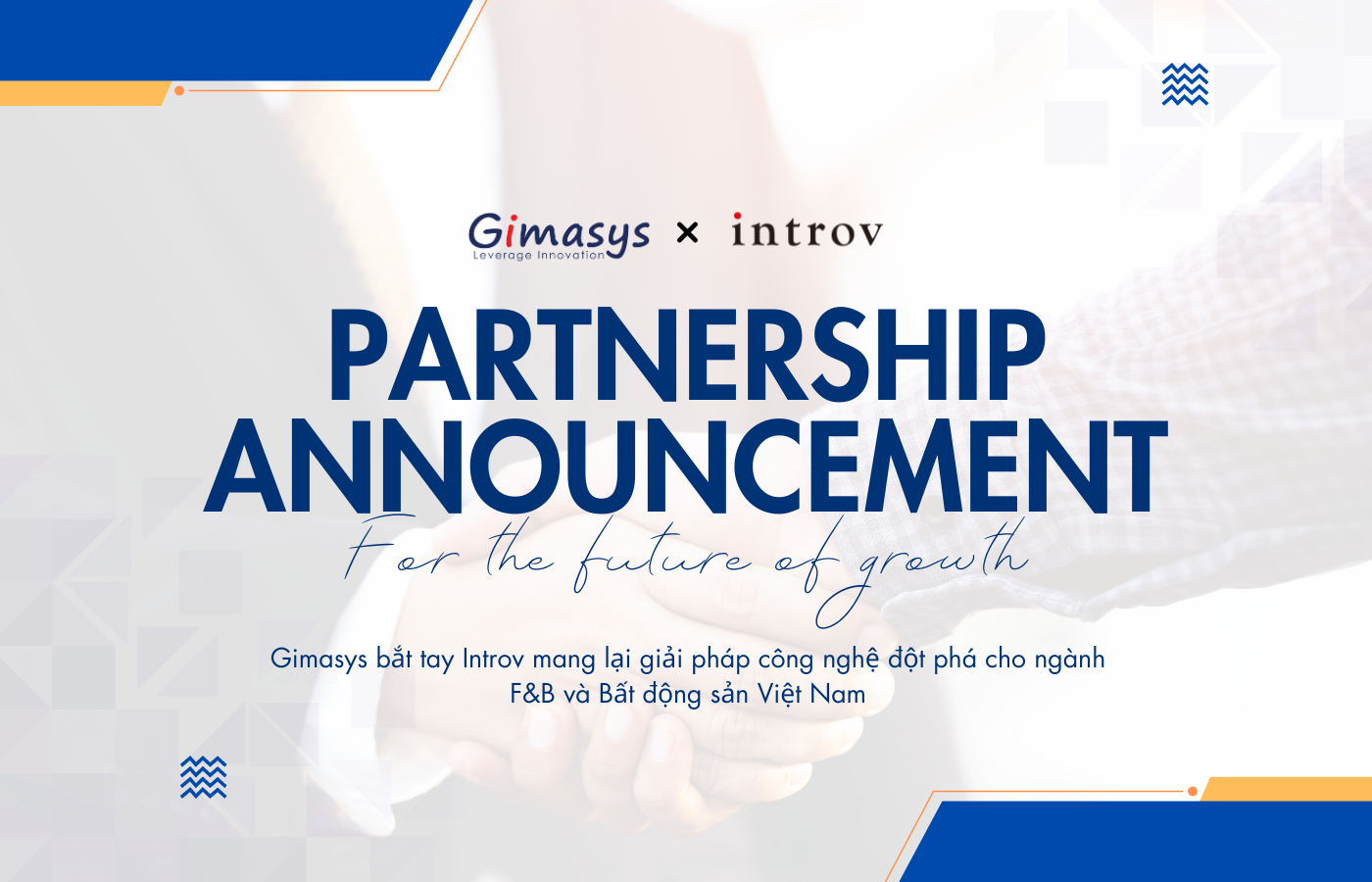 Gimasys bắt tay Introv mang lại giải pháp công nghệ đột phá cho ngành F&B và Bất động sản Việt Nam